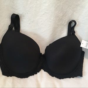 Black Full-Figure Bra